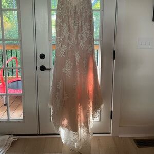 Kitty Chen Stefani blush wedding dress